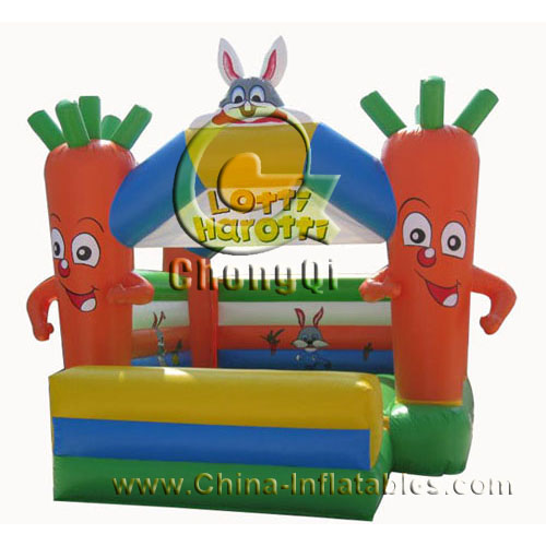 bouncer rabbit carrot inflatable